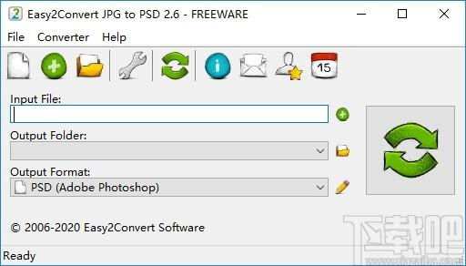 Easy2Convert JPG to PSD下载,JPG转PSD图片转换器,图片转换,格式转换