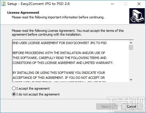 Easy2Convert JPG to PSD下载,JPG转PSD图片转换器,图片转换,格式转换