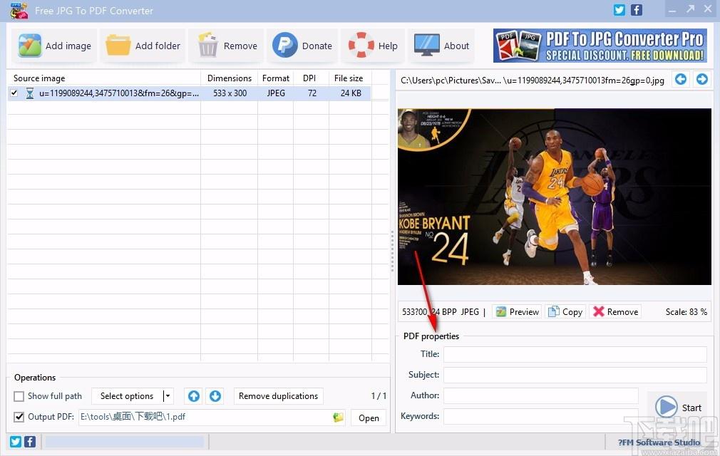 Free JPG To PDF Converter,JPG转PDF,图片转换