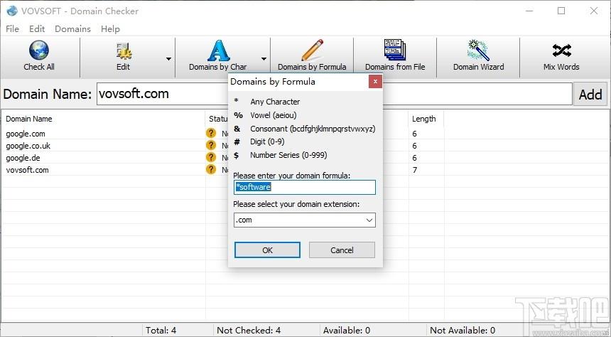 Domain Checker下载,域名检测工具,域名检测,域名查询,域名解析