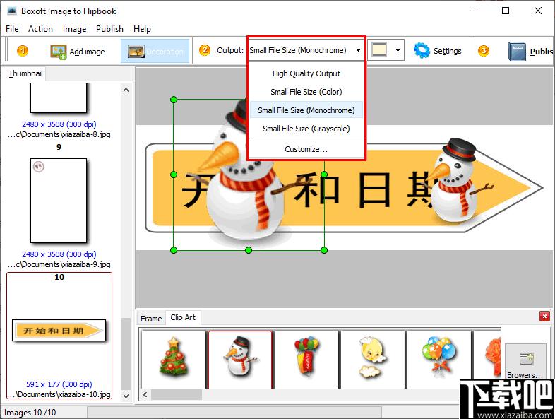 Boxoft Image to Flipbook下载,翻页书,图像转换,书籍制作