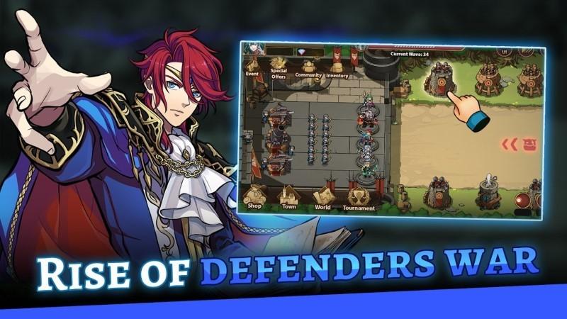 捍卫者的崛起游戏(Warrior Defenders)下载,捍卫者的崛起,策略游戏,战略游戏