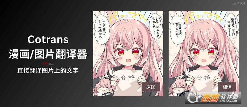 Cotrans,图片翻译,漫画翻译.